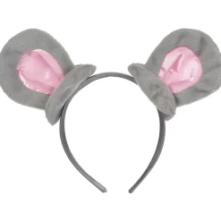 Discount Child Gray Mouse Ears Headband Headbands, Tails