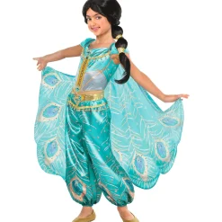 Party City Child Jasmine Whole New World Costume - Aladdin|Girl Disney Princess
