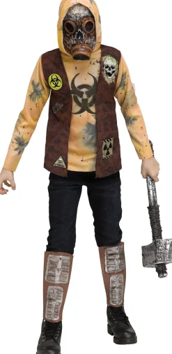 Party City Child Post-Apocalyptic Warrior Costume|Boy Scary