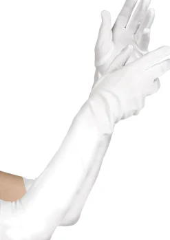 Cheap Child White Elbow Gloves Gloves