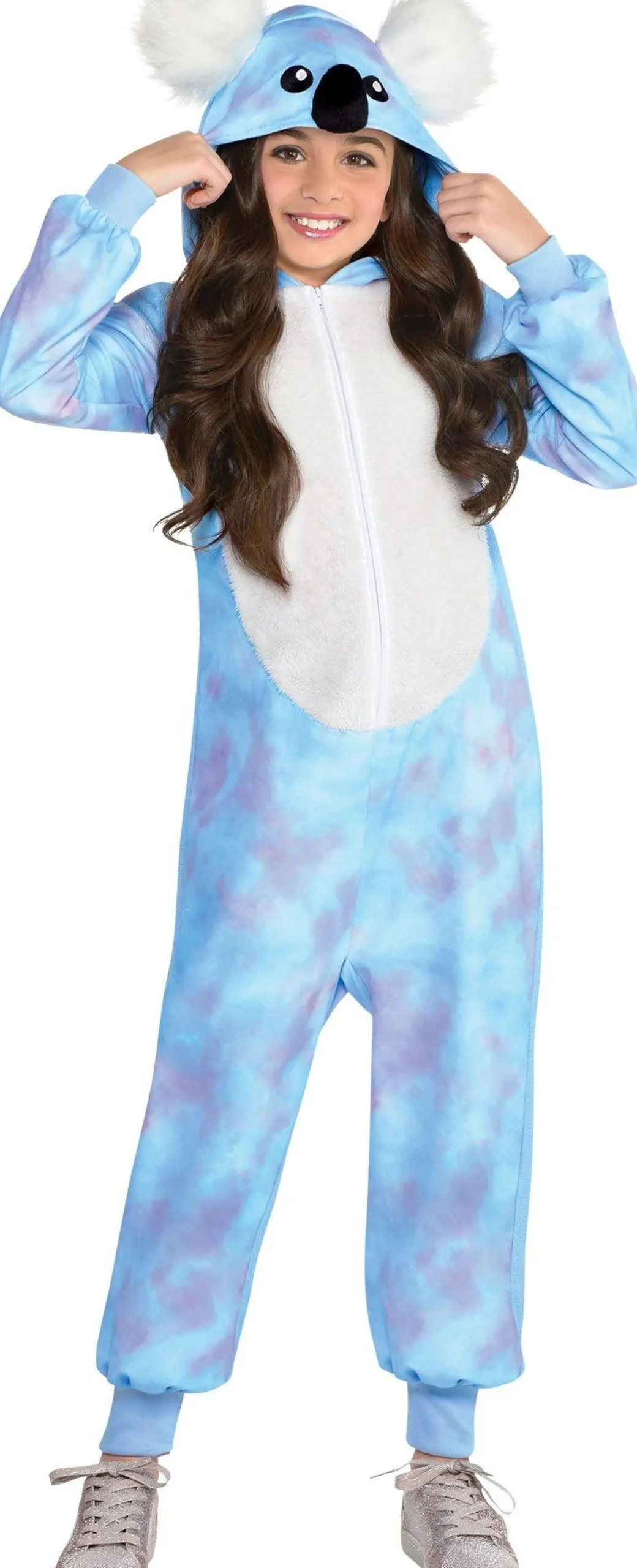 Party City Child Zipster Blue Koala One-Piece Costume|Girl Animal & Bug