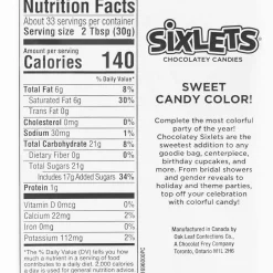 Flash Sale Chocolate Sixlets, 35Oz Chocolate Candy