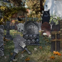 Party City Clawing Hands Tombstone| Tombstones & Fencing