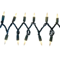Party City Clear Incandescent String Lights, 100 Mini Bulbs, 21Ft| Strobe Lights & Black Lights