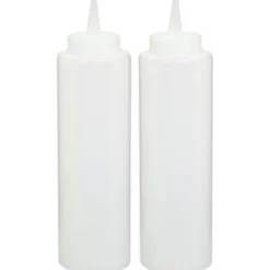 Fashion Clear Squeeze Bottles 2Ct Baking Supplies