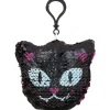 Party City Clip-On Sequin Black Cat Plush| Favors & Favor Bags