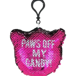 Party City Clip-On Sequin Black Cat Plush| Favors & Favor Bags
