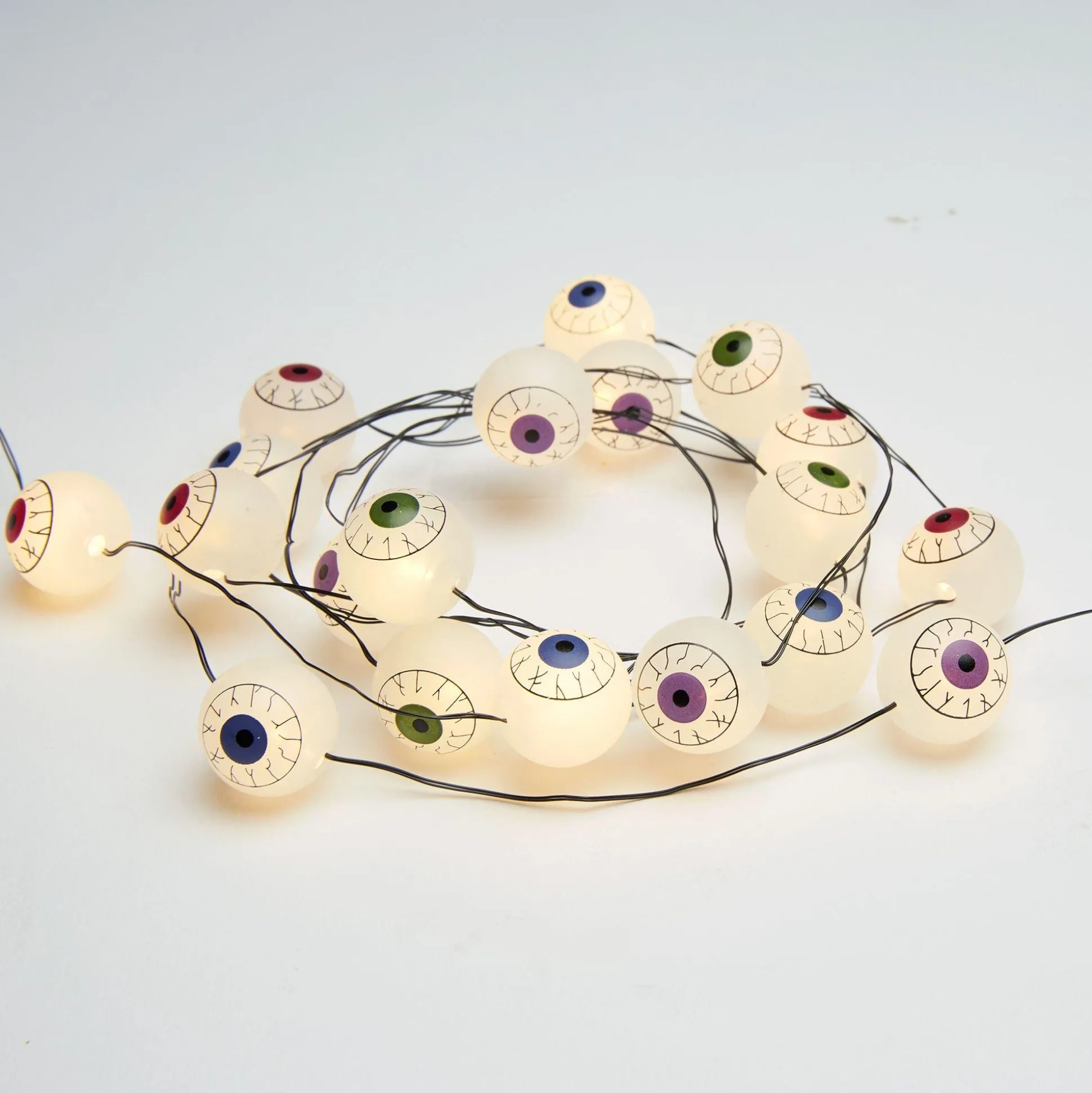 Party City Colorful Eyeball String Lights| Strobe Lights & Black Lights