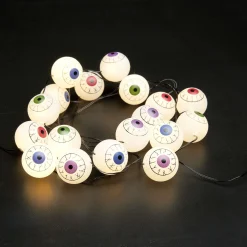 Party City Colorful Eyeball String Lights| Strobe Lights & Black Lights
