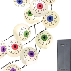 Party City Colorful Eyeball String Lights| Strobe Lights & Black Lights