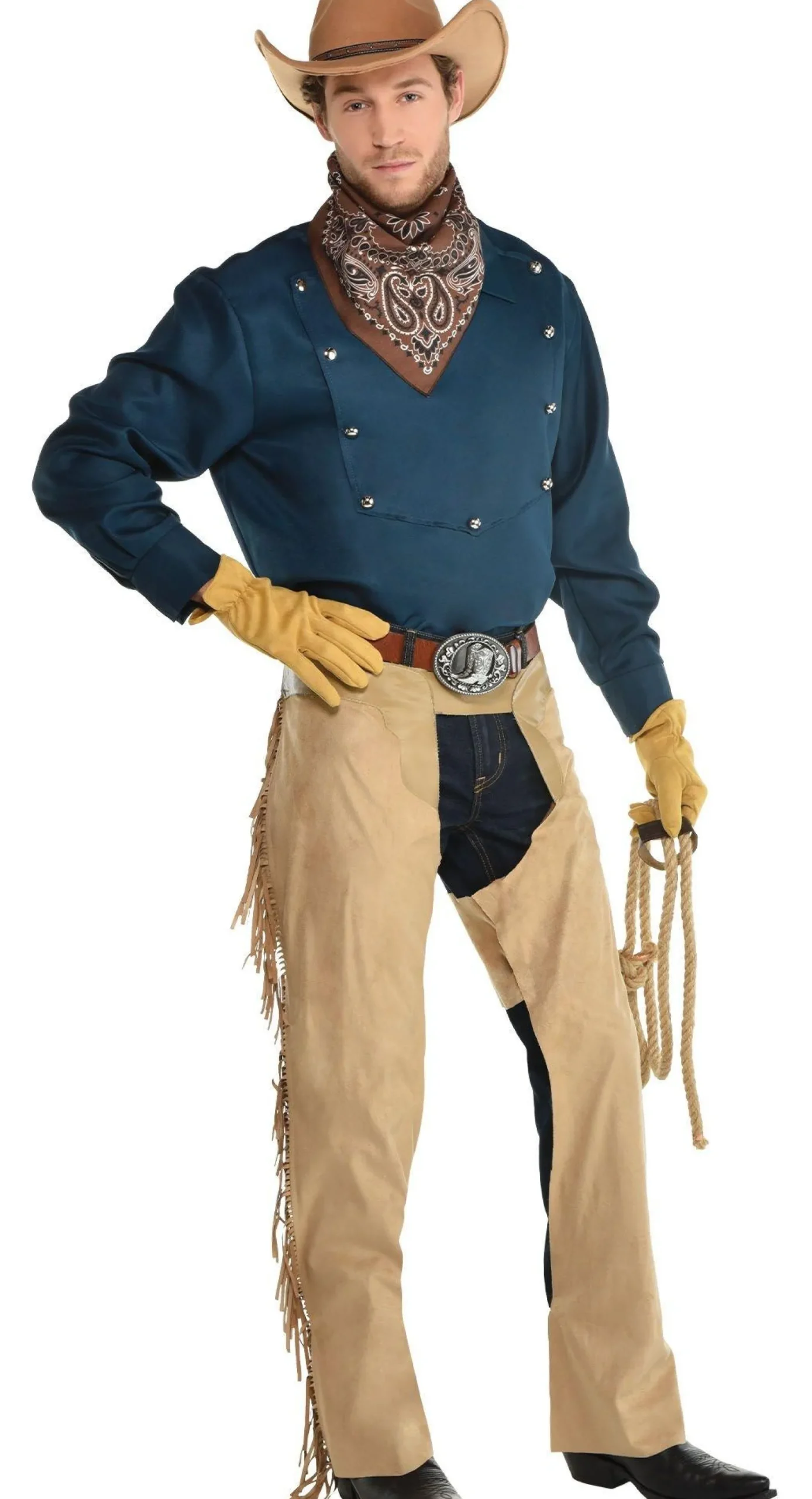 Cheap Cowboy Costume Accessory Kit For Adults Men Cowboy & Western