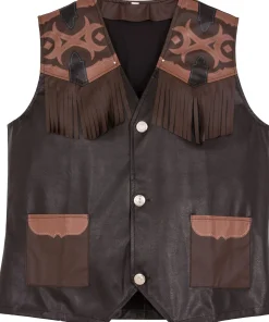 Cheap Cowboy Vest Deluxe Men Cowboy & Western