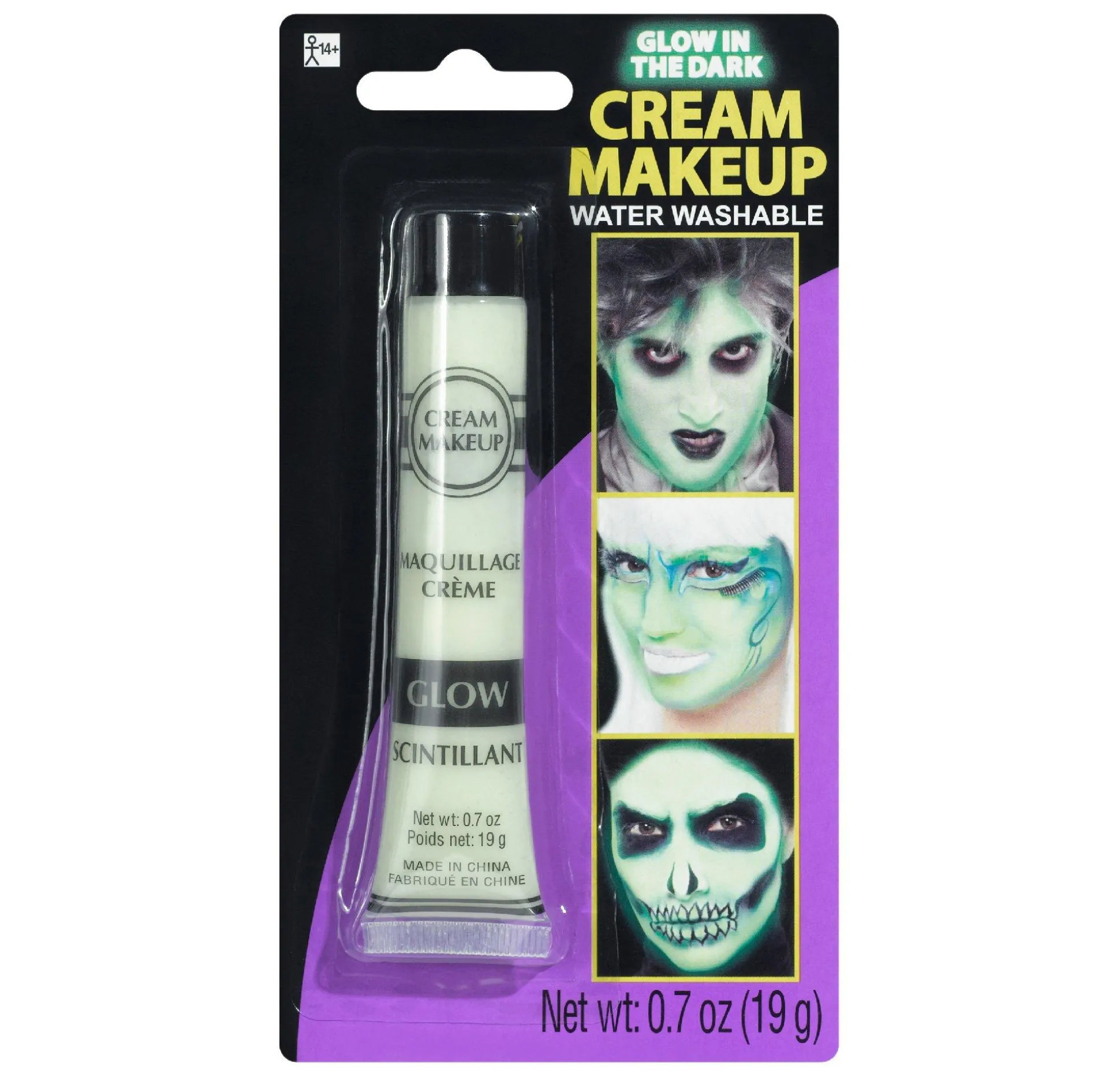 Clearance Cream Glow In The Dark Makeup 0.7Oz Makeup