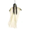 Party City Creepy Zombie Girl Fabric & Plastic Hanging Decoration, 48In| Hanging Decorations
