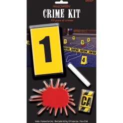 Party City Crime Scene Decorating Kit 8Pc| Window & Wall Décor