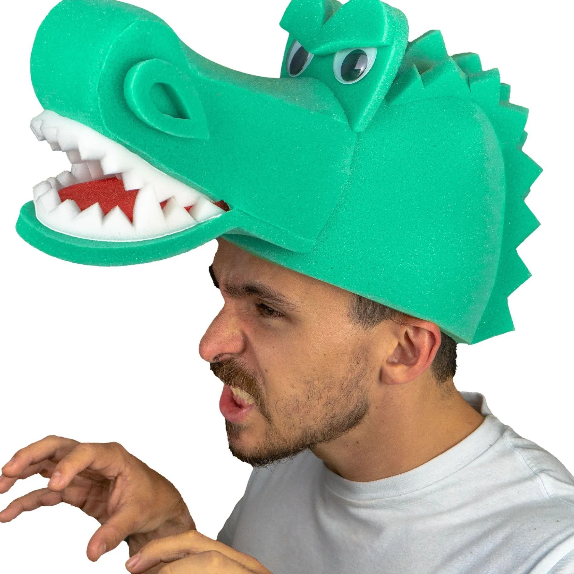 New Crocodile Foam Party Hat For Adults Funny