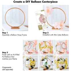 Party City 25Ct, 5In, Halloween 3-Color Mix Latex Balloons - Black, Orange, & White| Balloons