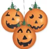 Party City 3Ct, 24In, Halloween Jack-O'-Lantern Latex Balloon Kit| Balloons