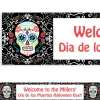 Party City Custom Day Of The Dead Banner| Decorations