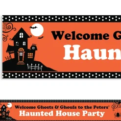 Party City Custom Frightfully Fancy Banner 6Ft| Decorations