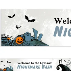 Party City Custom Nightmare Before Christmas Banner| The Nightmare Before Christmas