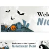 Party City Custom Nightmare Before Christmas Banner| Decorations