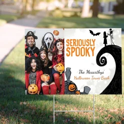 Party City Custom Nightmare Before Christmas Photo Yard Sign| The Nightmare Before Christmas