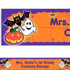 Party City Custom Scared Silly Halloween Banner 6Ft| Decorations