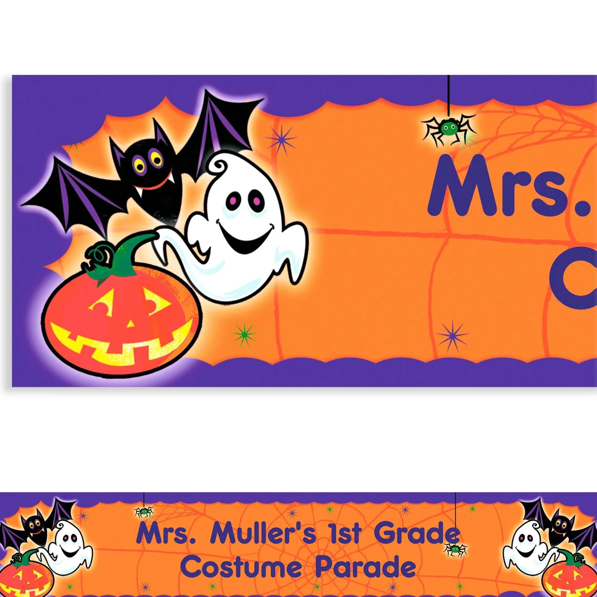 Party City Custom Scared Silly Halloween Banner 6Ft| Decorations