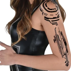 Cheap Cyberpunk Temporary Tattoos,4Pc Makeup