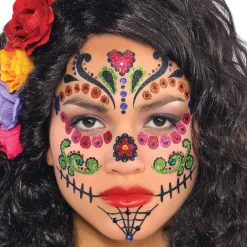 Shop Day Of The Dead Body Jewelry Pack Makeup