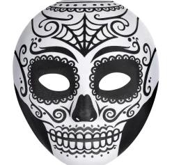 Cheap Day Of The Dead Face Mask Masquerade