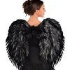 Fashion Deluxe Feather Dark Angel Wings Wings