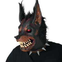 Sale Demon Dog Ani-Motion Face Mask Scary