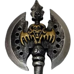 Party City Demon Double-Headed Battle Axe, 28In - High-Density Foam Prop| Weapons