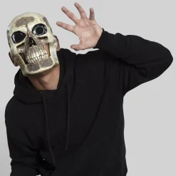 Hot Digiteye Reaper Light-Up Skull Mask Scary