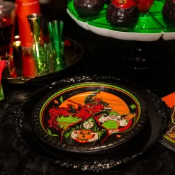 Party City Disney Villains Halloween Paper Dinner Plates, 10In, 18Ct| Tableware & Serveware