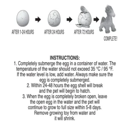 Party City Dragon Egg Magic Grow Toy| Favors & Favor Bags