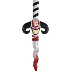 Best Evil Clown Plastic Dagger Prop, 18In - Twisted Circus Weapons