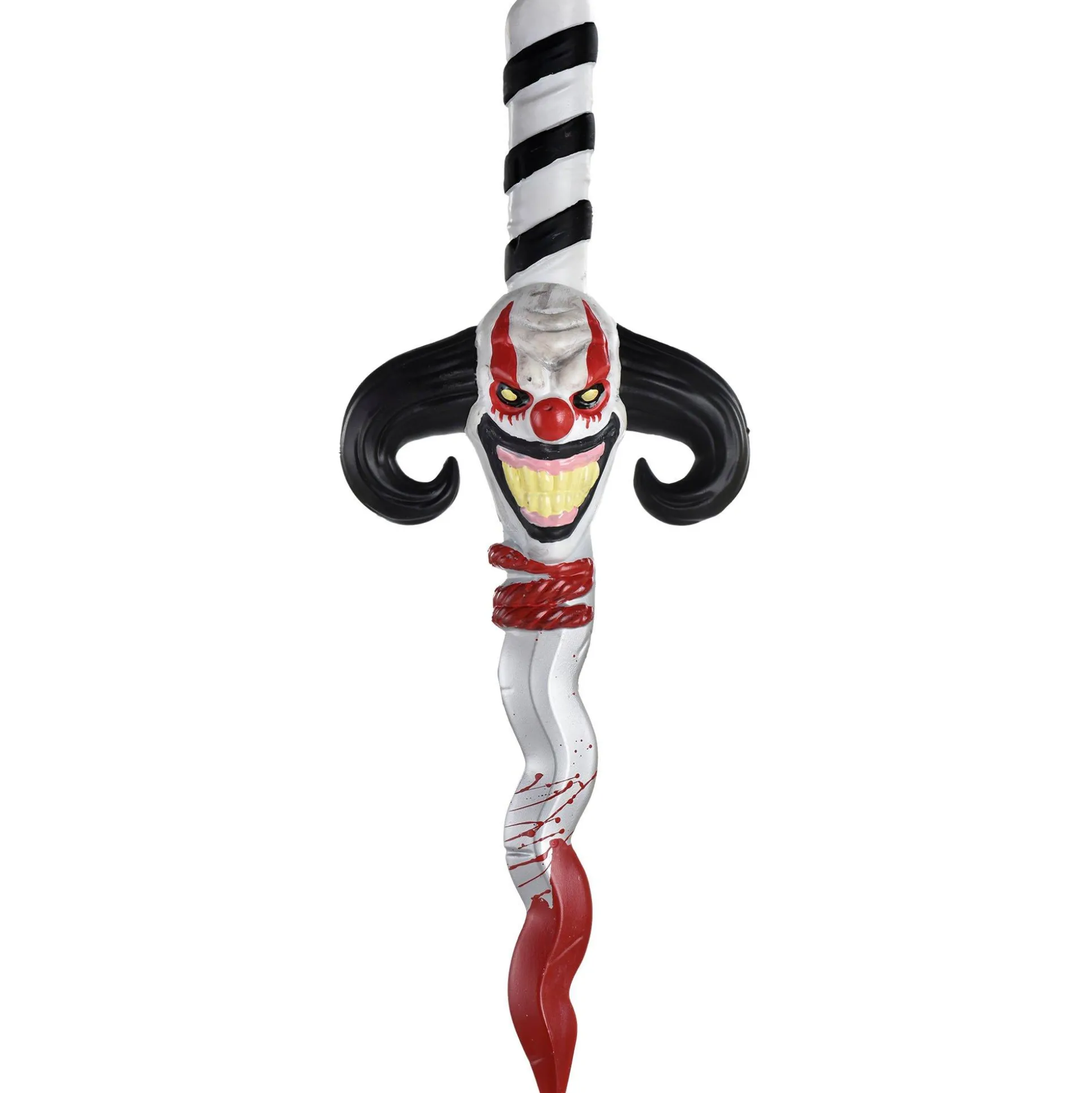 Best Evil Clown Plastic Dagger Prop, 18In - Twisted Circus Weapons