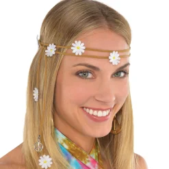 Cheap Festival Flower Headband Headbands, Tails