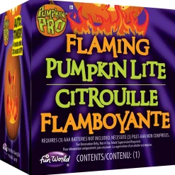 Party City Flaming Pumpkin Lite| Pumpkin Carving Kits