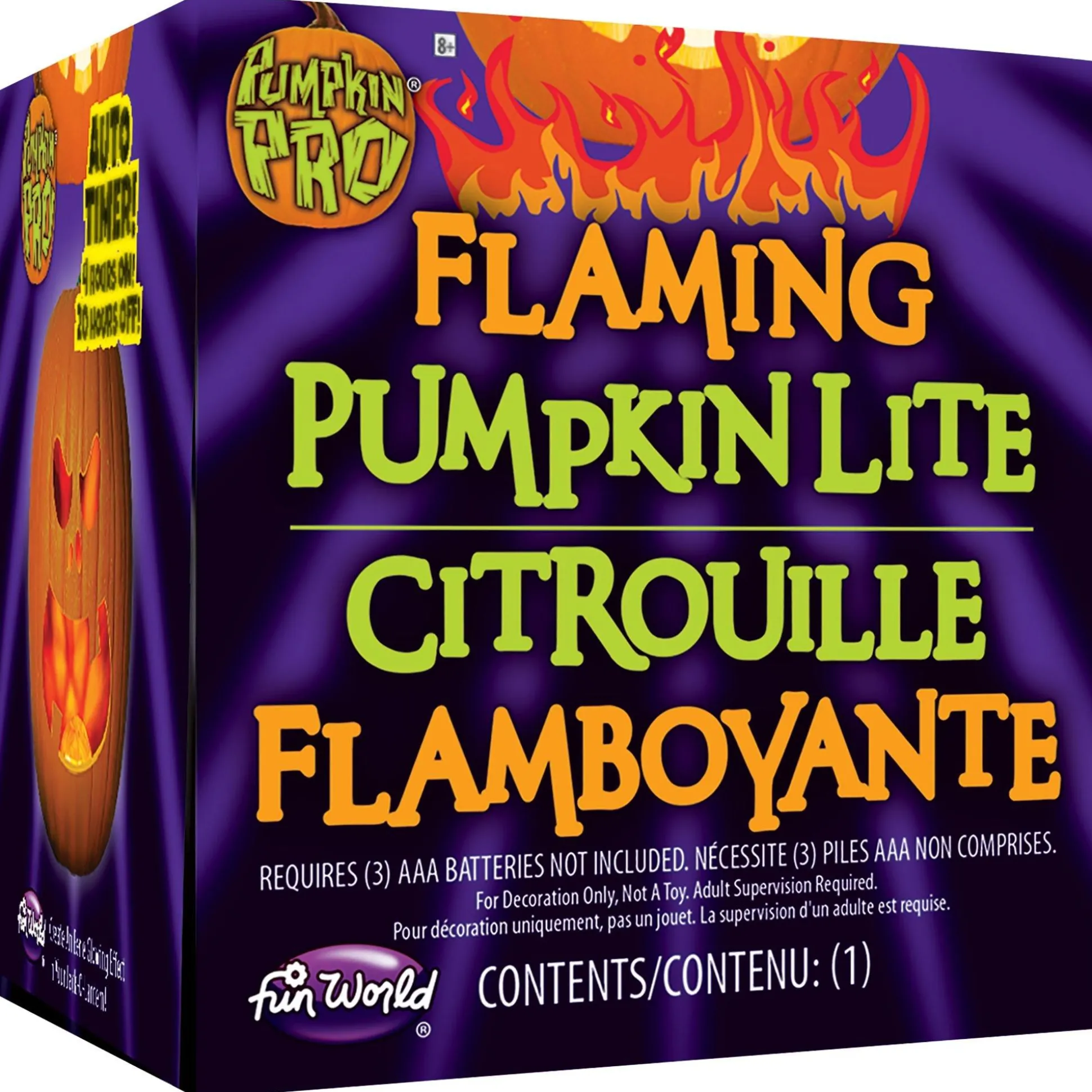 Party City Flaming Pumpkin Lite| Pumpkin Carving Kits
