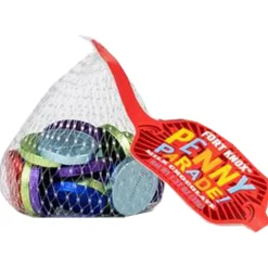 Fashion Fort Knox Penny Parade Milk Chocolate Coins, 1.37Oz Chocolate Candy