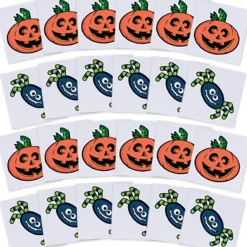 Party City Friendly Frights Kids Tattoos 24Ct| Trunk Or Treat