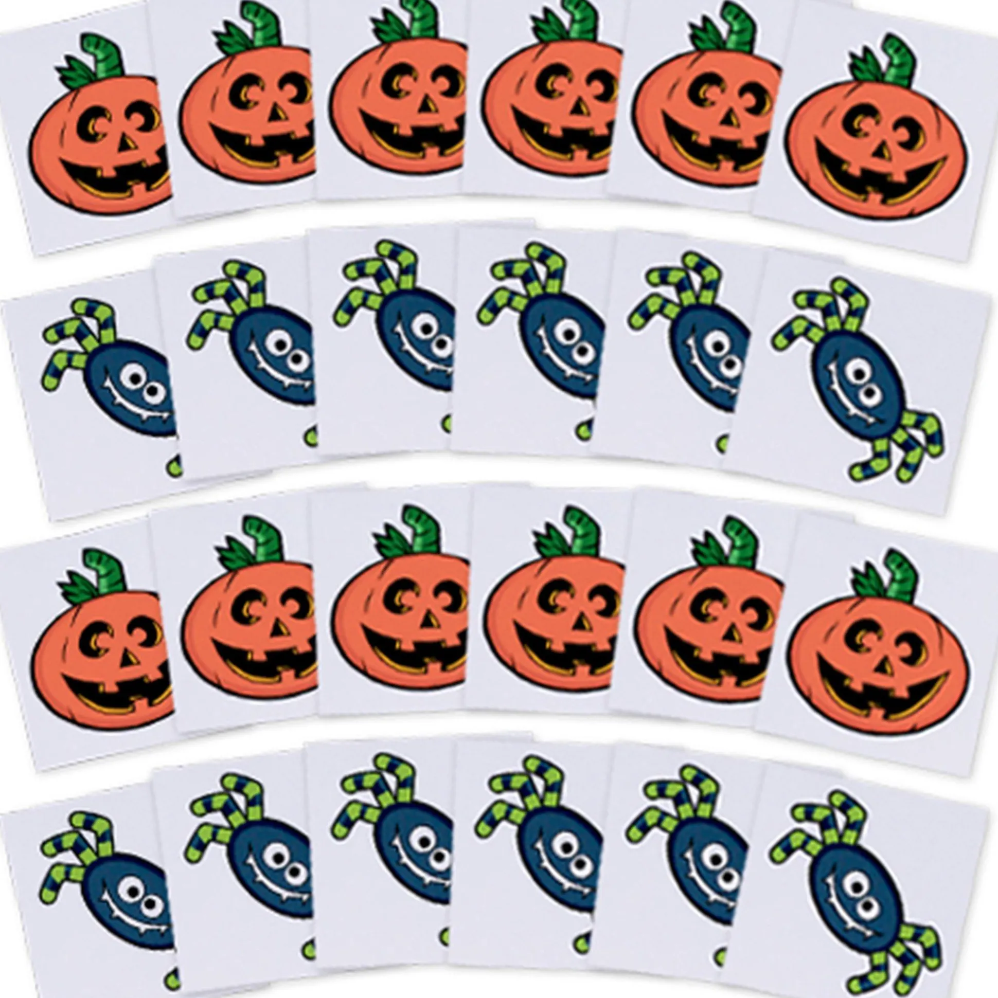 Party City Friendly Frights Kids Tattoos 24Ct| Favors & Favor Bags