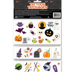 Party City Friendly Halloween Temporary Tattoos, 50Pc| Favors & Favor Bags