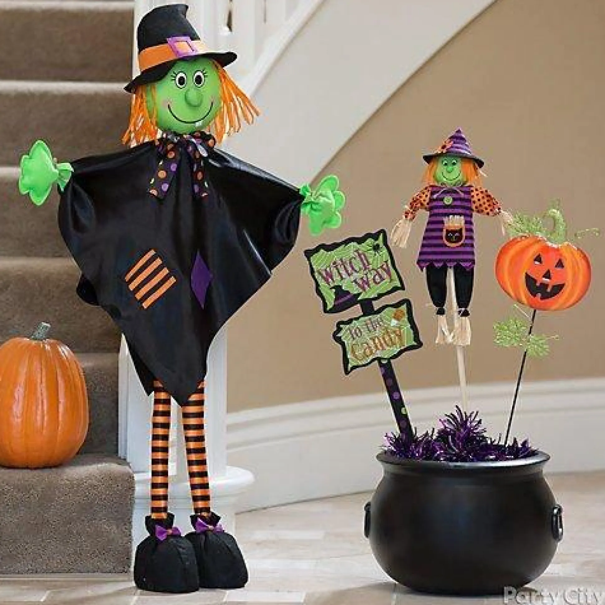Party City Friendly Standing Witch Decoration| Standing Props
