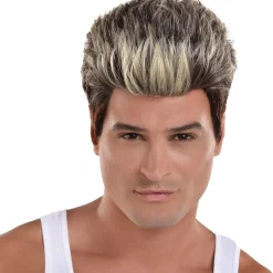 Clearance Frosted Tips Spiked Wig - 90S Wigs