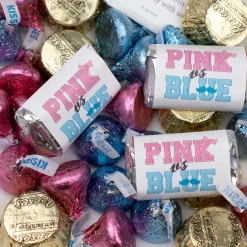 Hot Gender Reveal Chocolate Mix 180Pc Bulk Candy